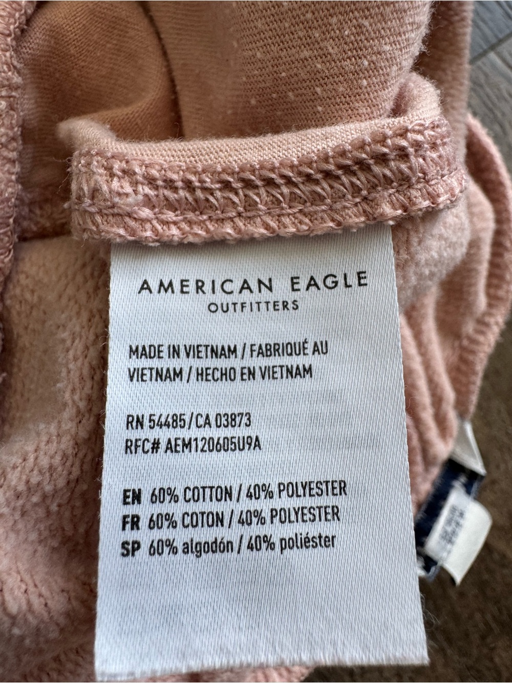 American Eagle Outfitters Light Pink Jogger Sweatpants Size Small - Picture 6 of 8